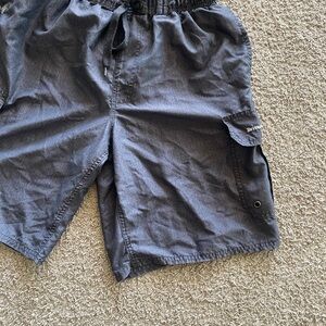 Beverly Hills Polo Club Gray Swim Shorts Relaxed Fit